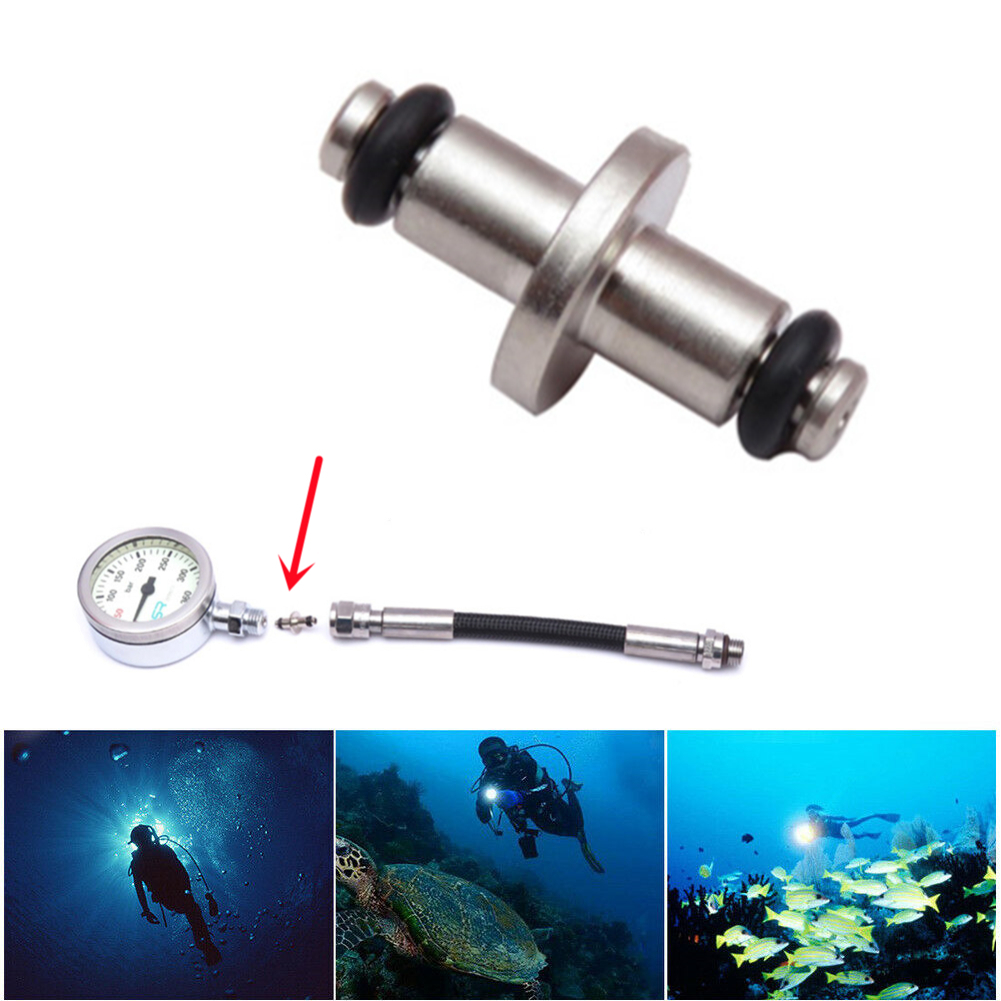 Tumbling Air Track - Scuba Diving High Pressure Hose T-End