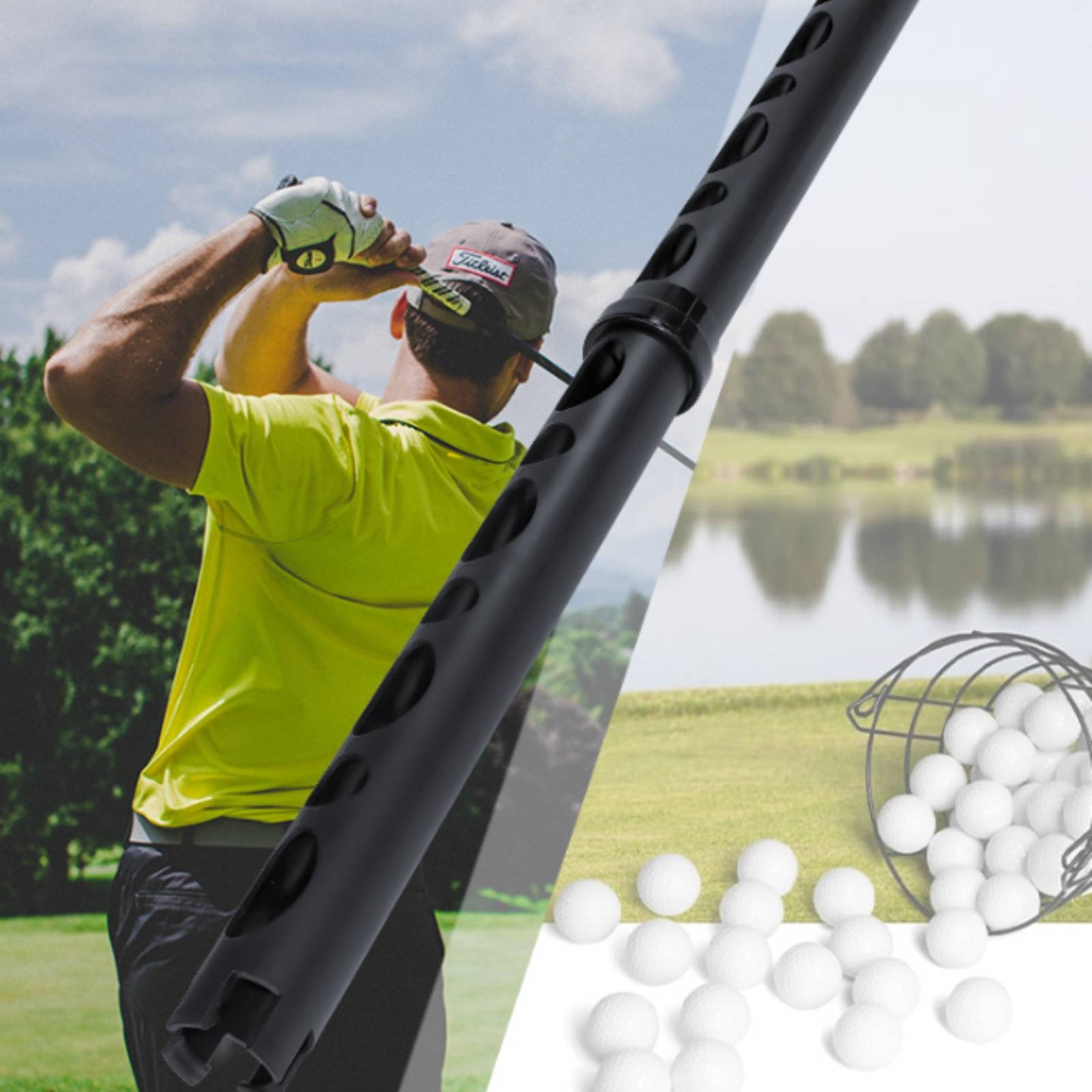 Sports Equipment Golf - Golf Ball Picker Tube Detachable Golf