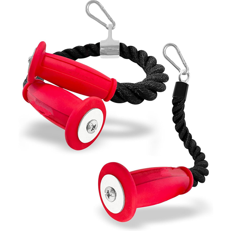 Sports Equipment Factory - Ergonomic Tricep Ropes Non-Slip Cable Attachment
