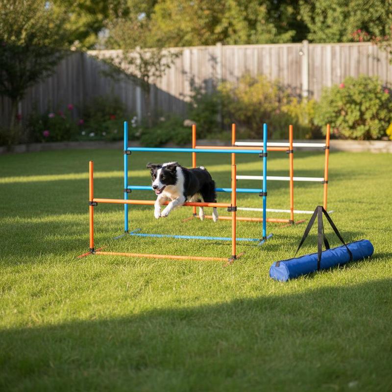 Agility Hurdle Set - PawHut Agility Set for Dogs, 4-piece