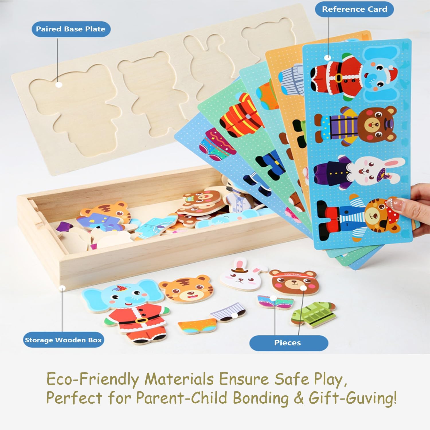 Wooden Jigsaw Bear Family Puzz - Sports Equipment Box 리뷰 및 가격