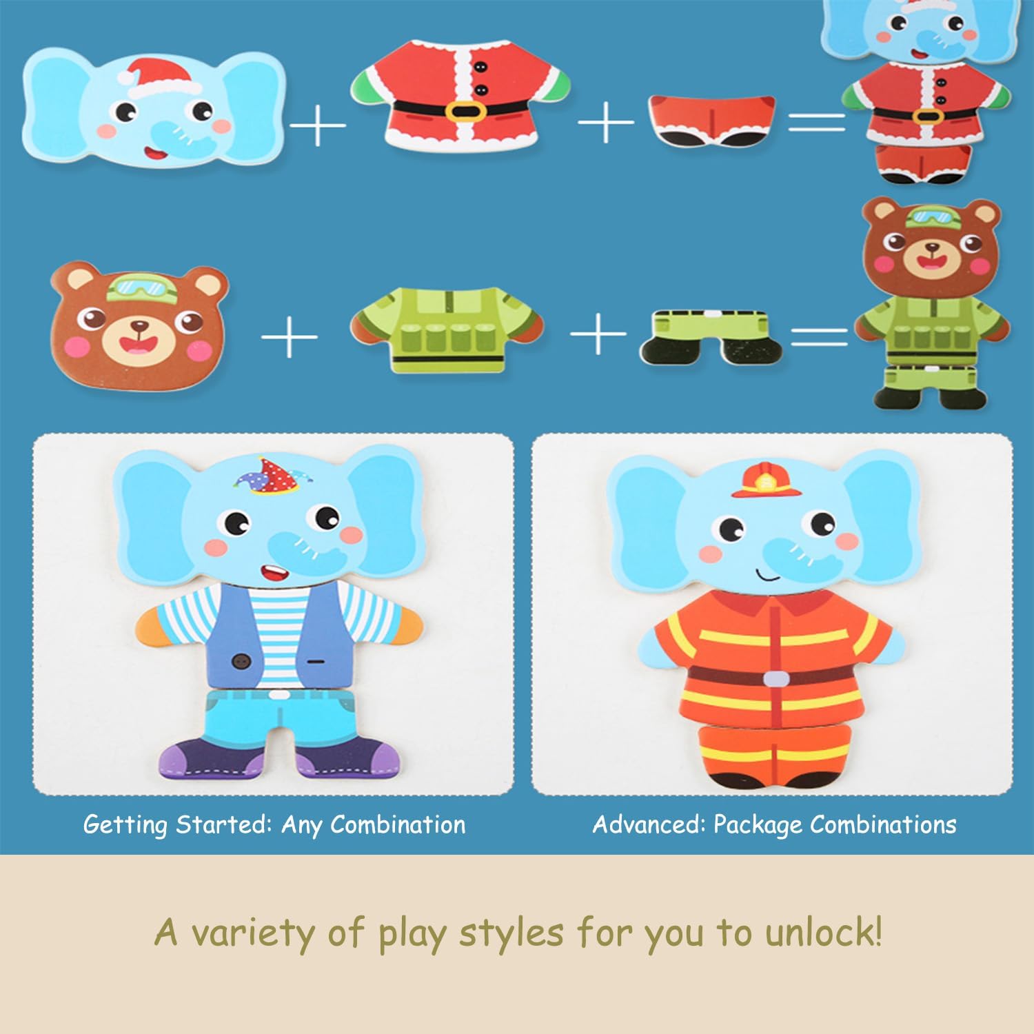 Wooden Jigsaw Bear Family Puzz - Sports Equipment Box 리뷰 및 가격