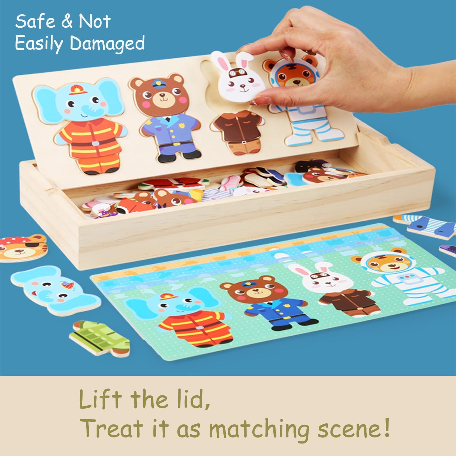 Wooden Jigsaw Bear Family Puzz - Sports Equipment Box 리뷰 및 가격
