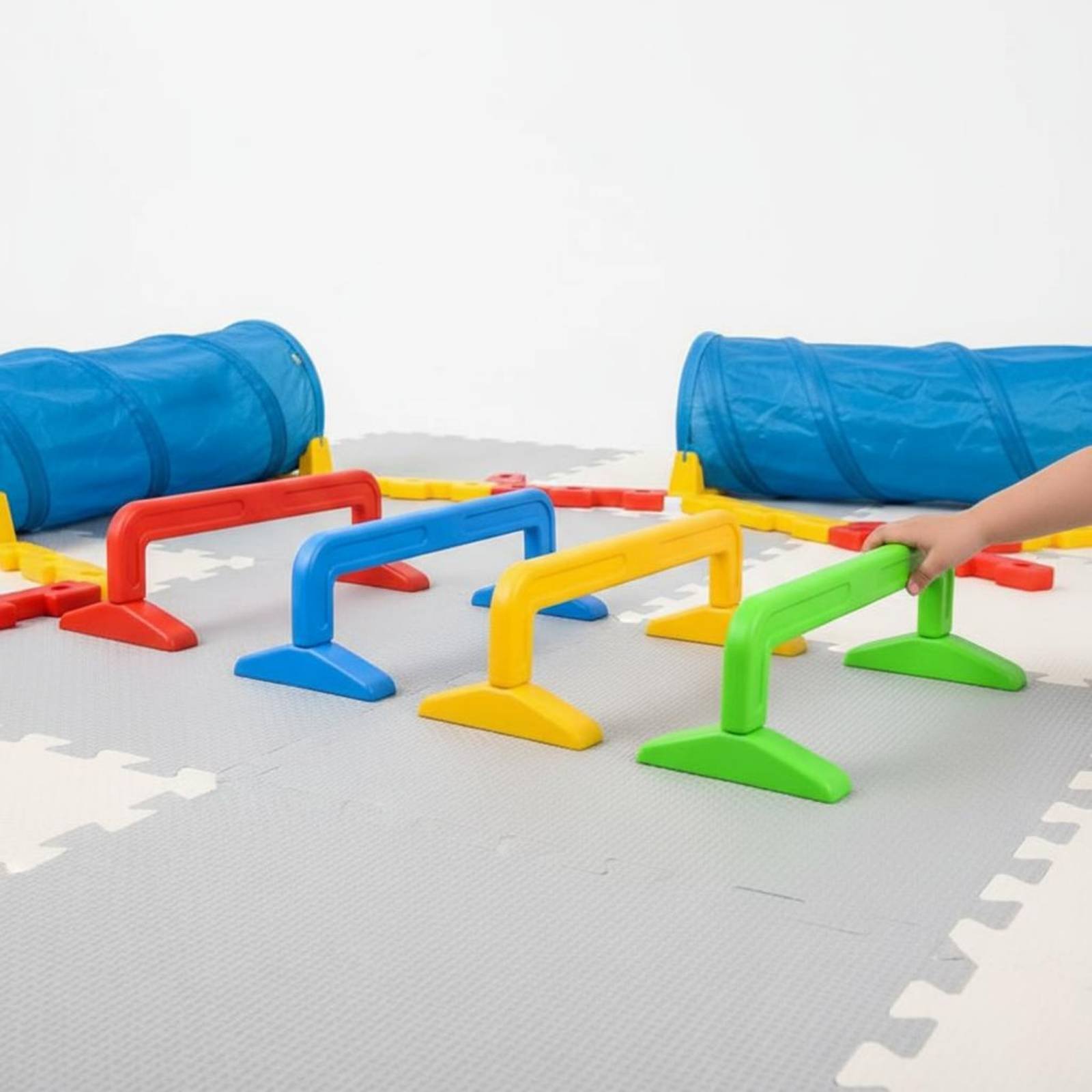 4 Pieces Crawl Tunnel Set Stur - Agility Hurdle Set 리뷰 및 가격