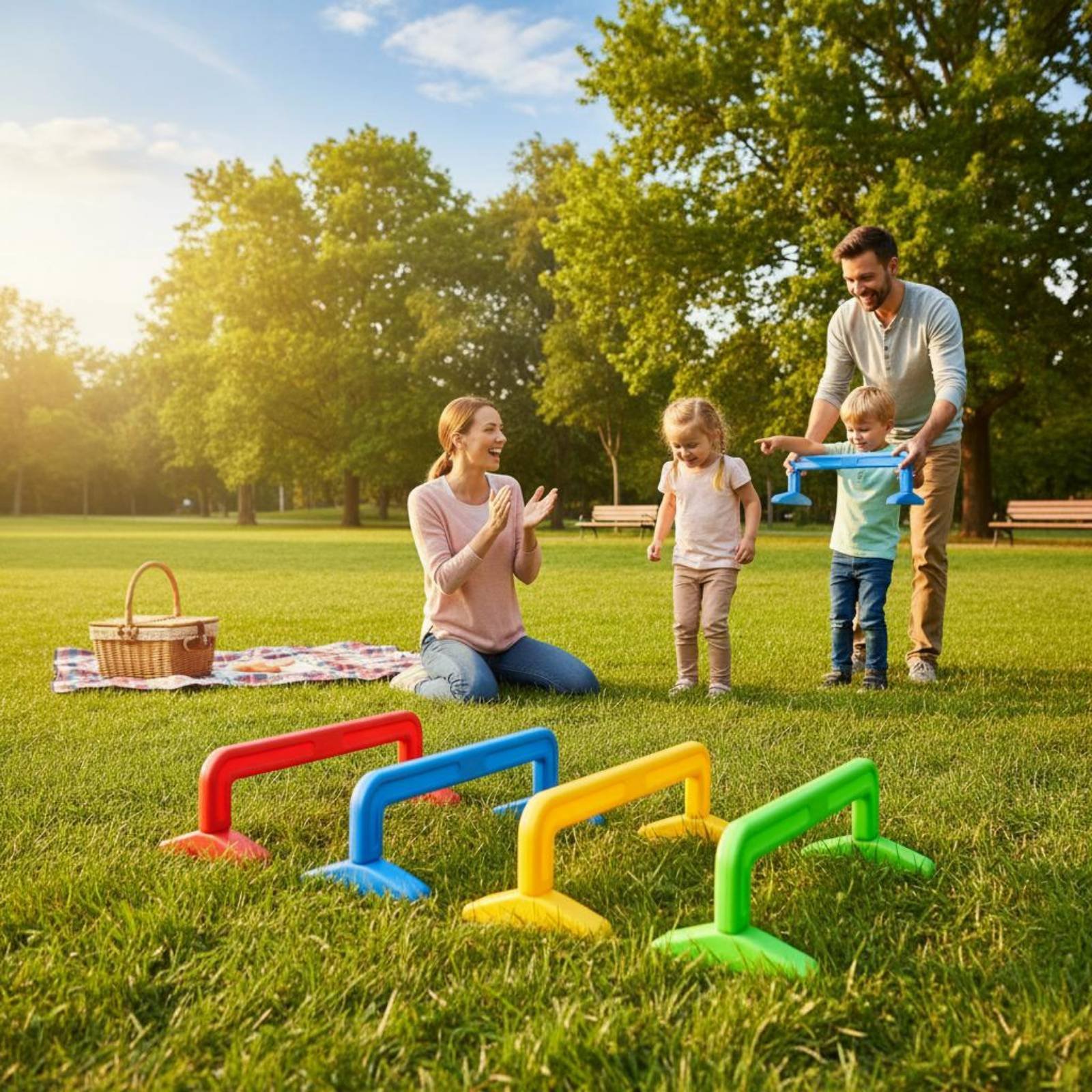 4 Pieces Crawl Tunnel Set Stur - Agility Hurdle Set 리뷰 및 가격