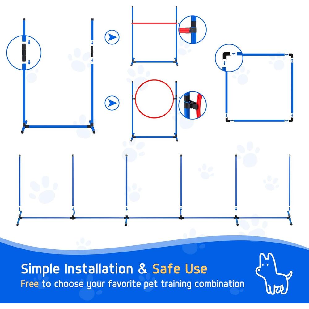 Backyard Dog Agility Course Se - Agility Hurdle Set 리뷰 및 가격