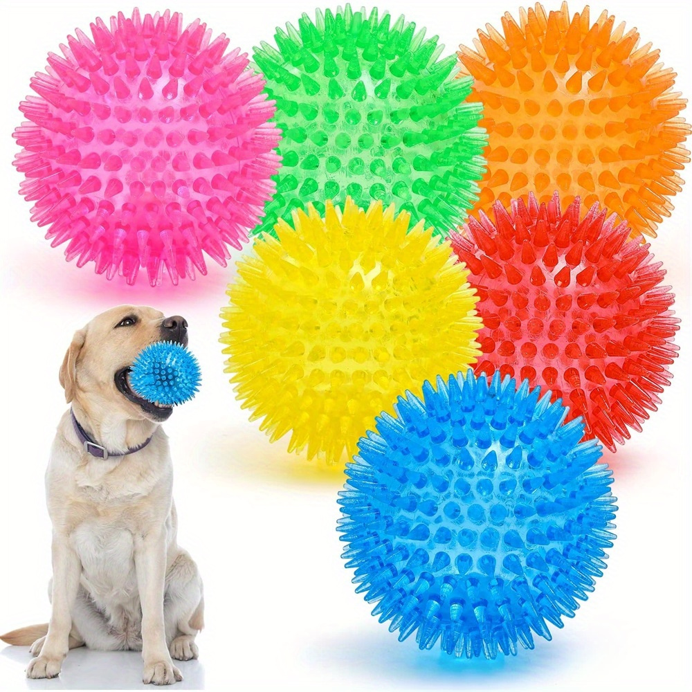 6pcs Dog Toy Balls, Non-Toxic, - Spike Ball Game 리뷰 및 가격