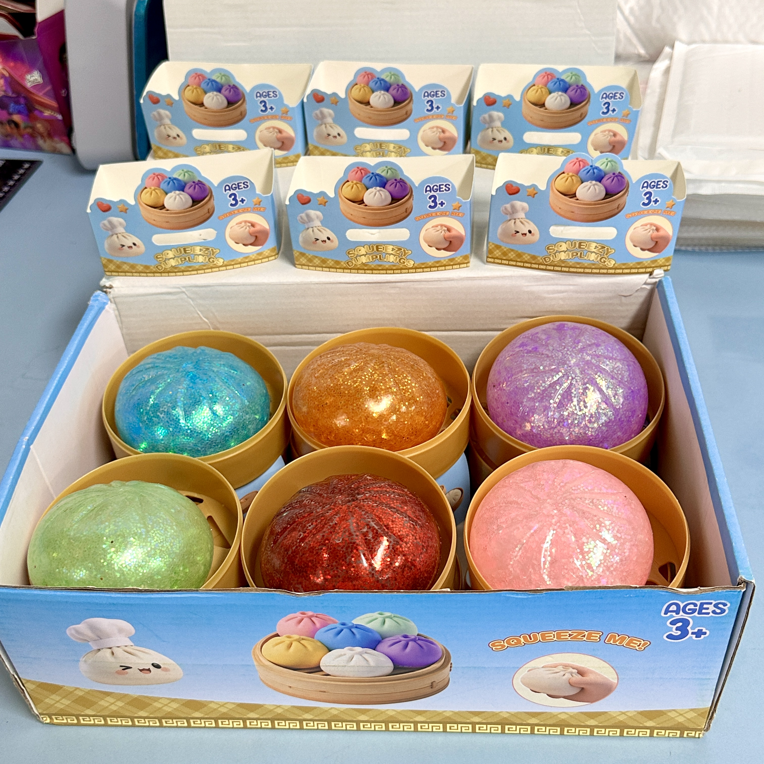 Glitter Dumpling Squishies Toy - Sports Equipment Box 리뷰 및 가격