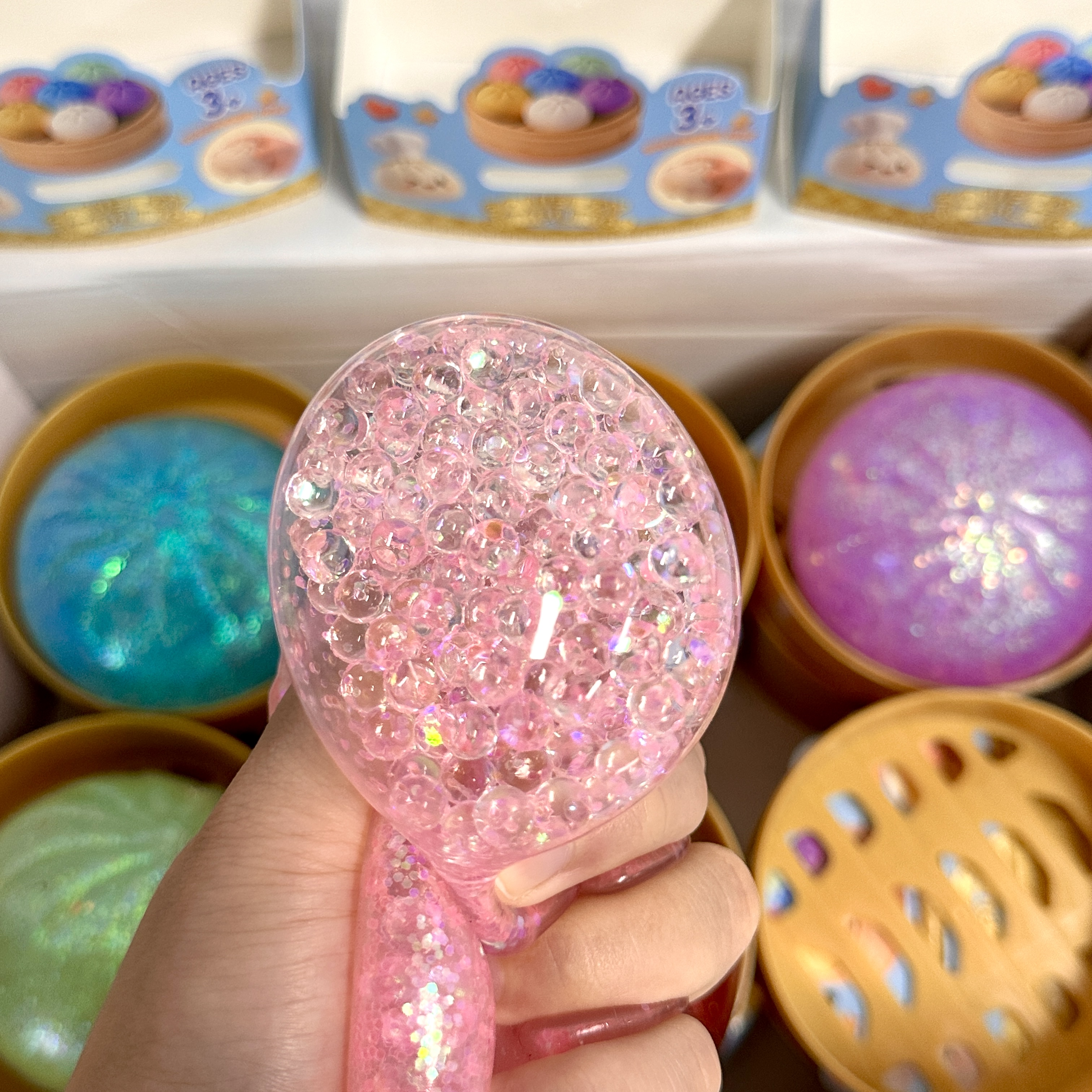 Glitter Dumpling Squishies Toy - Sports Equipment Box 리뷰 및 가격