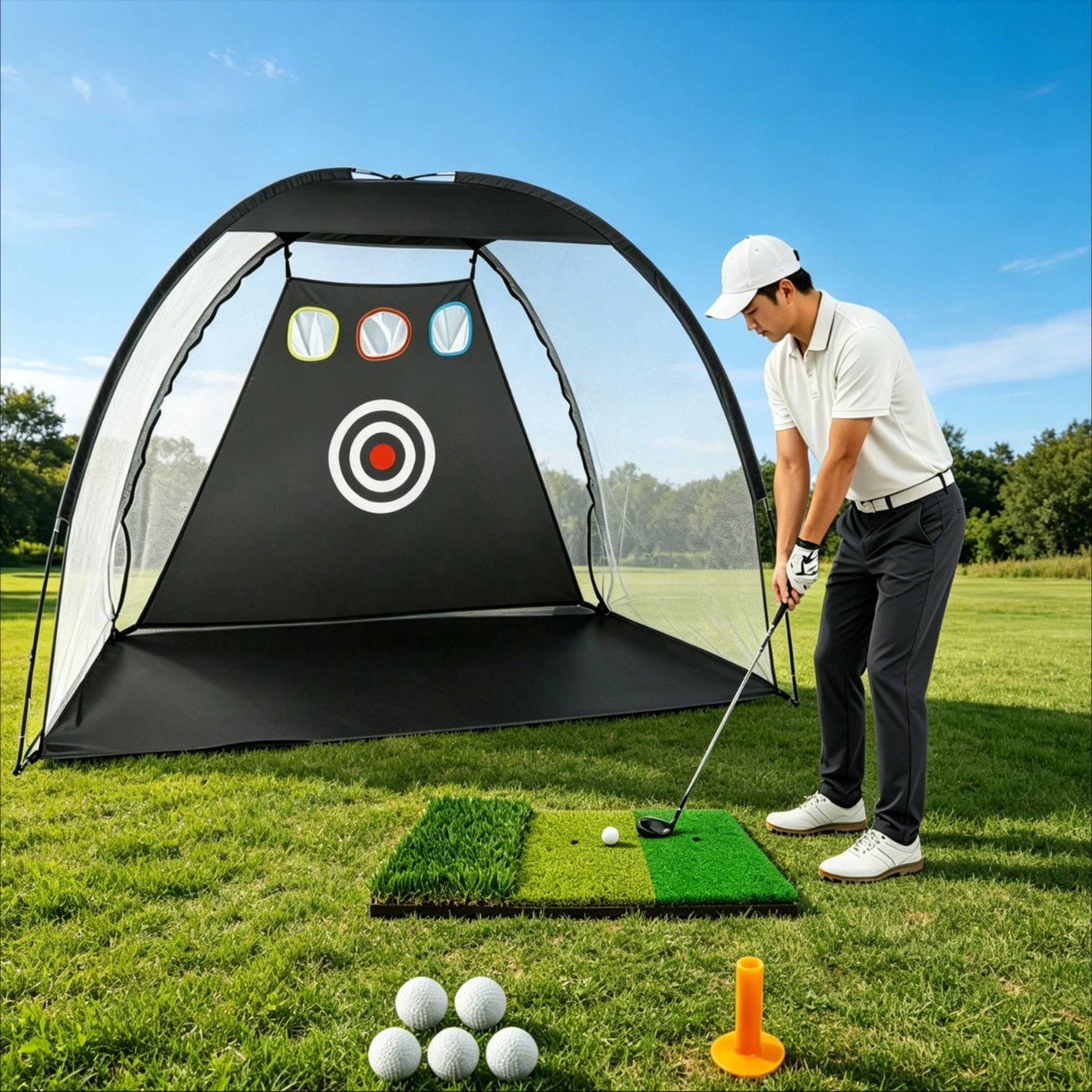 Golf Hitting Net Portable Golf - Sports Equipment Golf 리뷰 및 가격