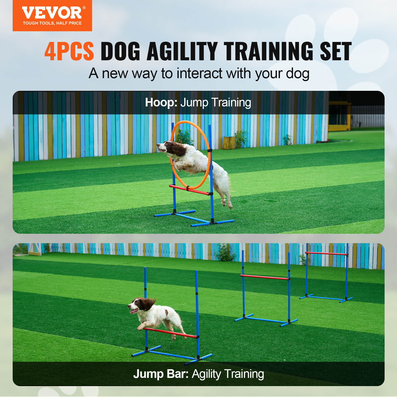 VEVOR Dog Agility Training Equ - Agility Hurdle Set 리뷰 및 가격