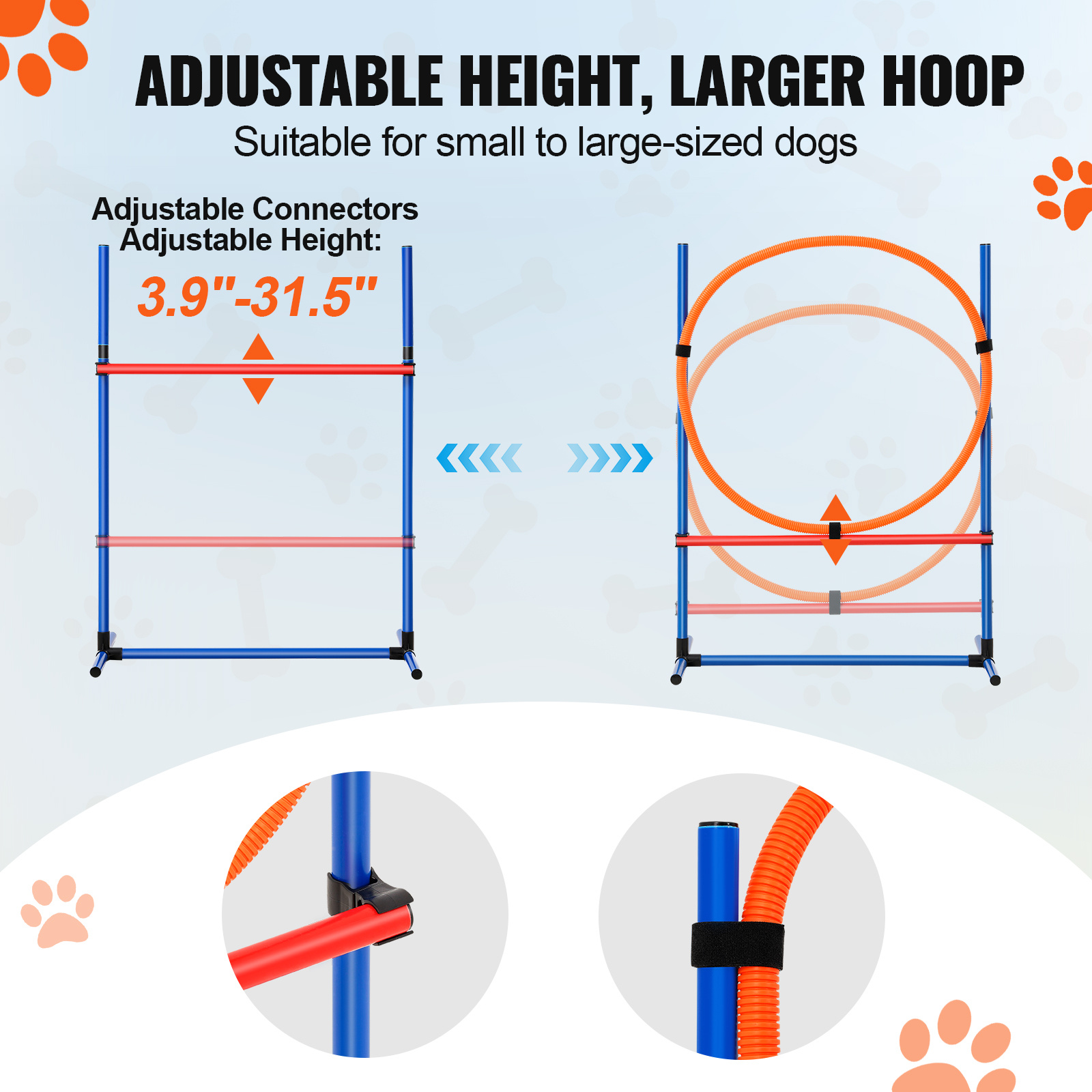 VEVOR Dog Agility Training Equ - Agility Hurdle Set 리뷰 및 가격